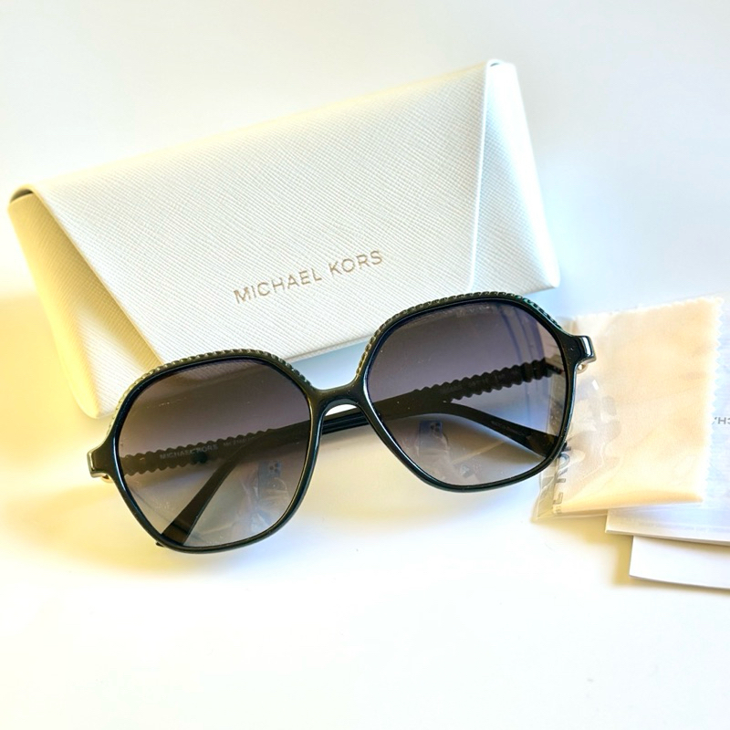 MICHAEL KORS Black Irregular Sunglasses