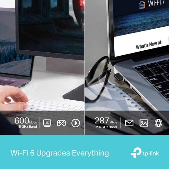 TP-Link Archer TX10UB Nano ยูเอสบีอะแดปเตอร์ บลูทูธ 5.3 AX900 Nano Wi-Fi 6 Bluetooth 5.3 USB Adapter ประกัน Limited Lime