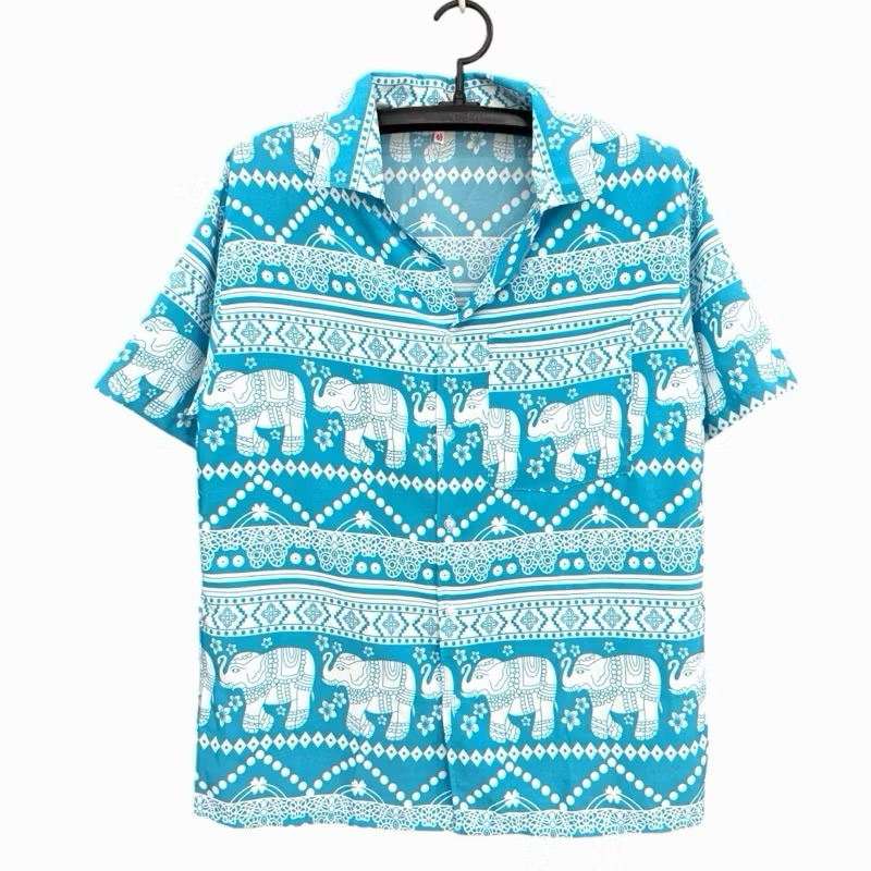 เสื้อลายช้างผ้าไหมอิตาลีใส่สบาย