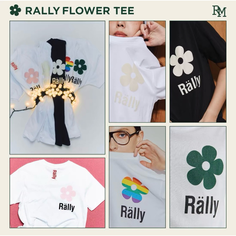 💥ใช้โค้ดลดเพิ่ม 20-30%💥(แท้ 100% รับตรงจากชอป King Power)เสื้อยืด Rally Movement T-Shirt สอบถาม Size