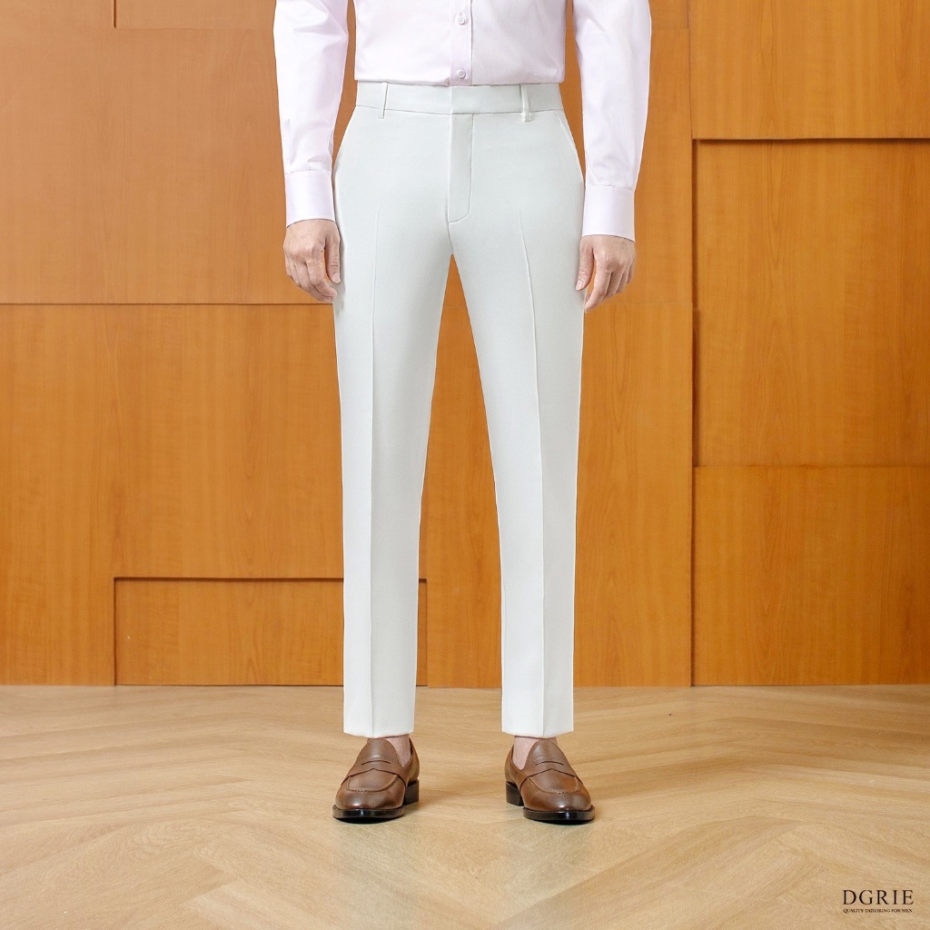 DGRIE PLAY – Play White T/R 2button Pants – กางเกงสีขาว