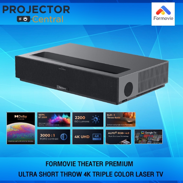 Formovie Theater Premium Ultra Short Throw 4K Triple Color Laser TV