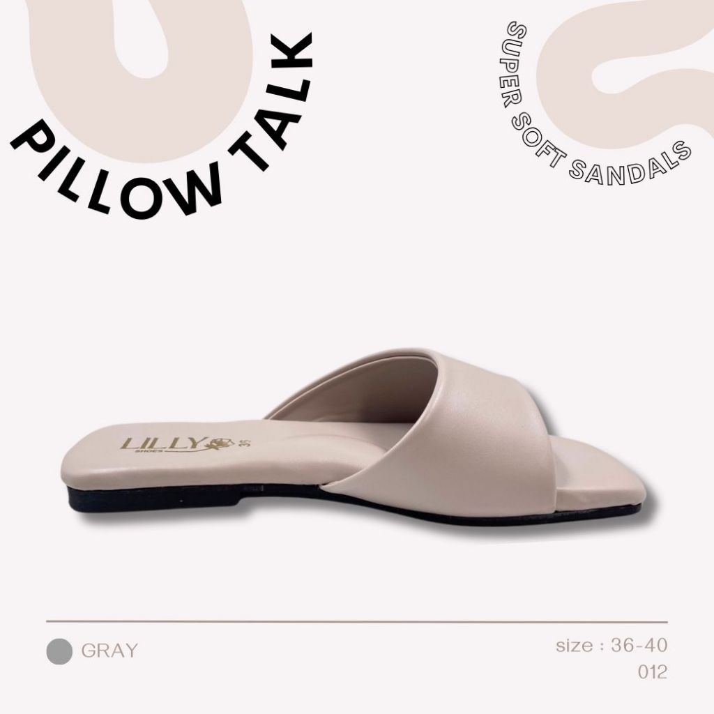 Sharisa Shoes รุ่น PILLOW TALK (012) รองเท้าแตะลูกคุณหนู พื้นนุ่มนิ่มพิเศษ มีฟองน้ำเสริมอุ้งเท้า น้ำหนักเบา ใส่สบาย