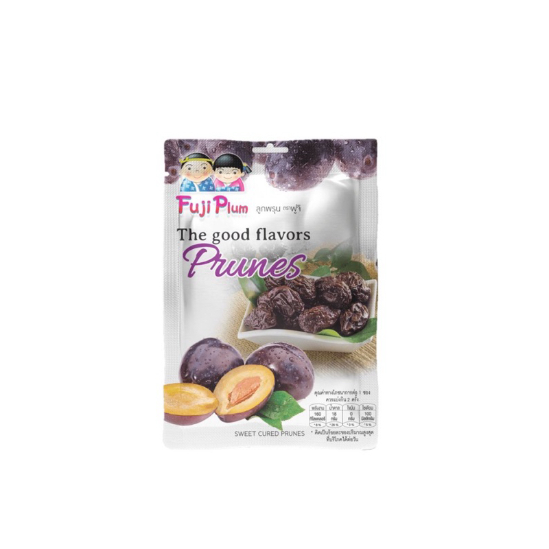 ฟูจิพลัมลูกพรุน 65กรัม FUJI PLUM THE GOOD FLAVORS PRUNES