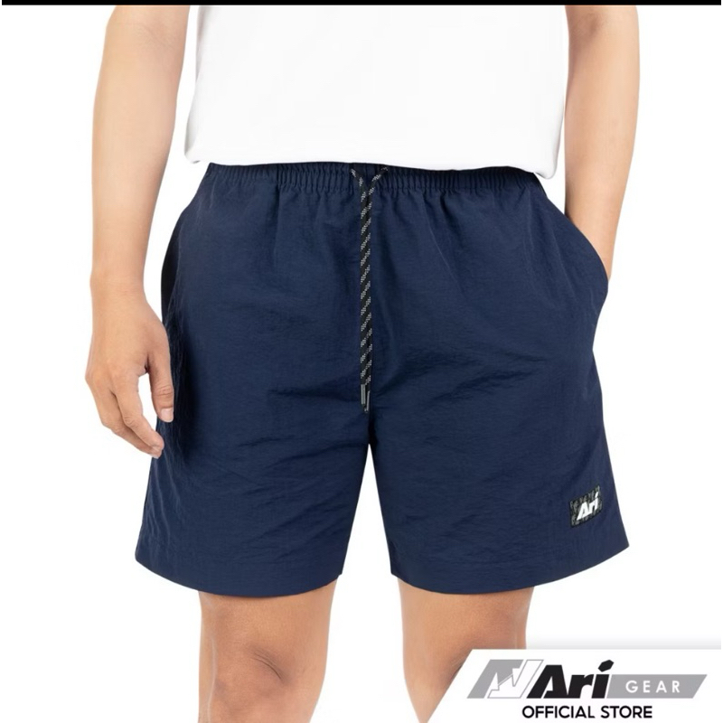 ARI EZY SHORTS - NAVY/WHITES กางเกงขาสั้น ARI EZY สีกรมท่า