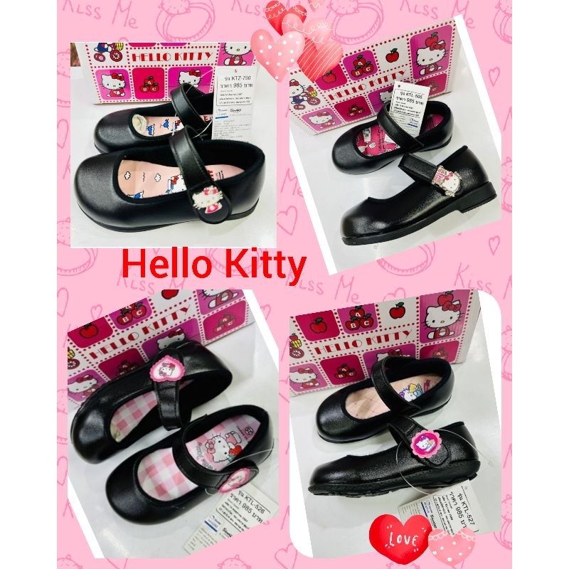 รองเท้านักเรียนหญิง Hello Kitty งานลิขสิทธิ์แท้ Sanrio พร้อมส่ง..