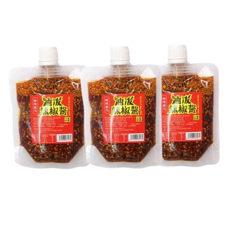 น้ำมันพริกแดง พริกเฉฉวน อาหารจีน พริกหม้อไฟหมาล่า100g 香辣红油 - รูปที่ 3