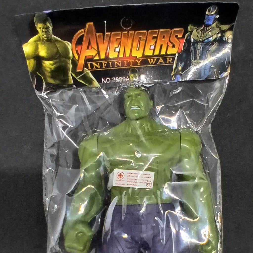 Hulk หน้าอกมีไฟ ตัวใหญ่ สูง 10 นิ้ว