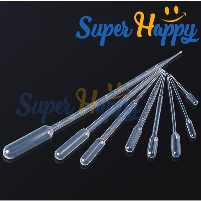 หลอดหยดพลาสติก(Set 10 ชิ้น) สำหรับเรซินอีพ็อกซี่ ดรอปเปอร์หลอดหยดสีแบบพลาสติก