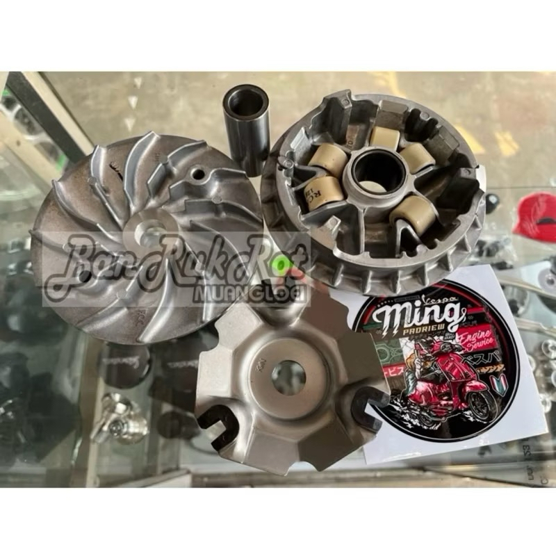 ชุดชามแต่งช่างหมิง new vespa รุ่น s, lx, sprint, prima 125/150cc. ตัว 3v, iget