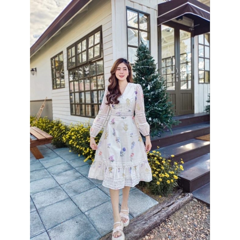 เดรส Yada เดรสยาว Eyecontact Shop