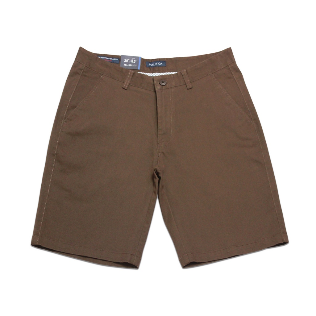 NAUTICA SHORT PANTS กางเกงขาสั้น B47000-2CZ น้ำตาลเข้ม