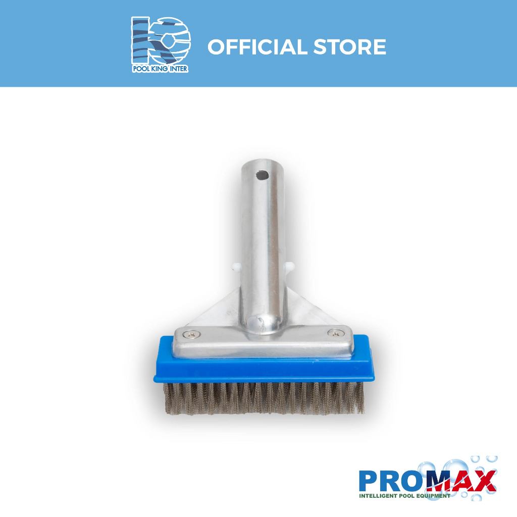 PROMAX 5" แปรงขัดสระว่ายน้ำสเตนเลสด้ามจับอะลูมิเนียม Stainless Brush (MT-PX-B14)