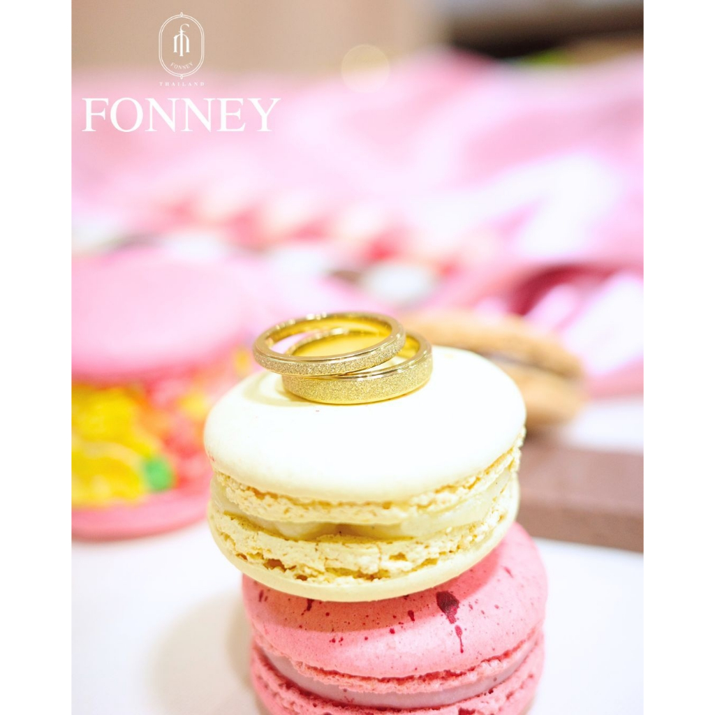 [ส่งด่วนฟรี] Fonney  แหวน สแตนเลสแท้ไม่ลอกไม่ดำ