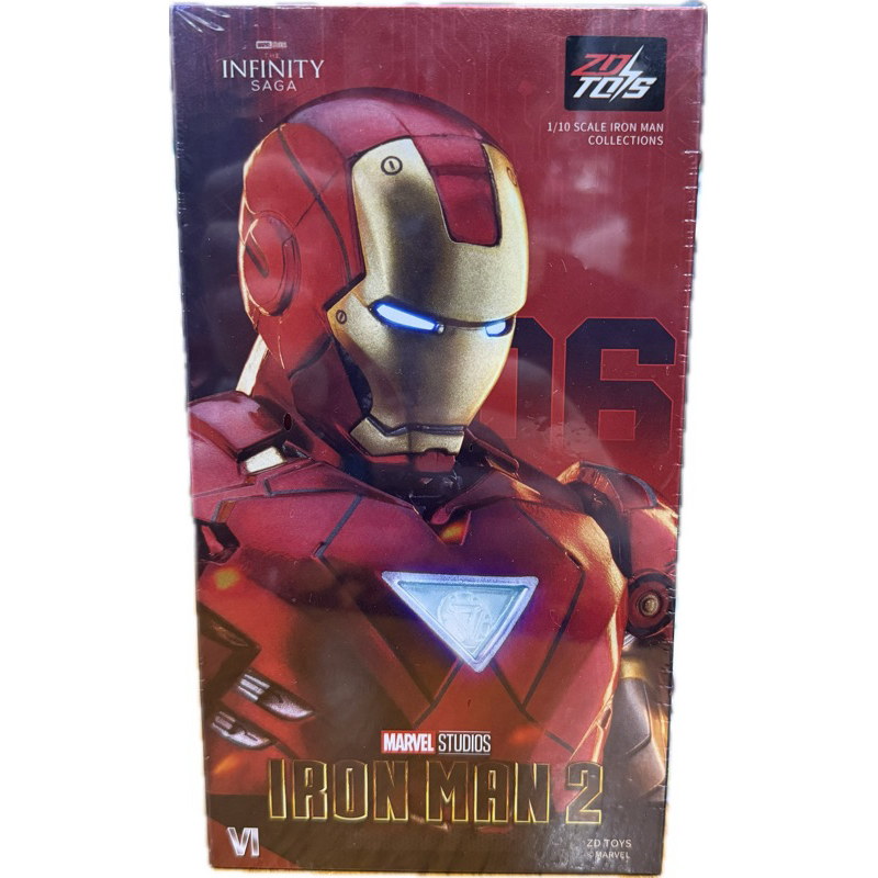 โมเดล ไอรอนแมน Mark VI (MK6) งานมาร์เวล ZD Toy MARVEL สูง 18-20CM Model Ironman Mark VI ZD TOYS tall