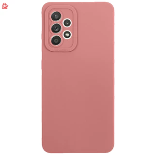 เคส สำหรับ Samsung Galaxy A52 4G 5G A52s 5G เคสซิลิโคนนิ่ม กันกล้อง TPU สีพื้น