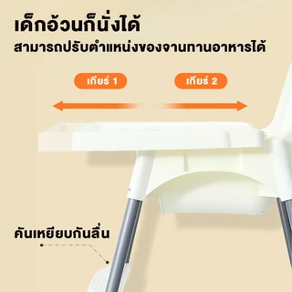 เก้าอี้กินข้าวเด็ก โต๊ะกินข้าวเด็ก เก้าอี้ทานข้าวเด็ก เก้าอี้กินข้าว ถาดกว้าง เด็กอายุ 6 เดือน