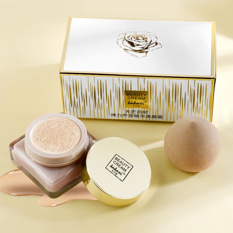 รองพื้นคุชชั่นกุหลาบ Air Cushion Premium KAKAXI คุชชั่นปกปิดผิว ลบรอยดำ กันน้ำ แถมพัฟ -- 542