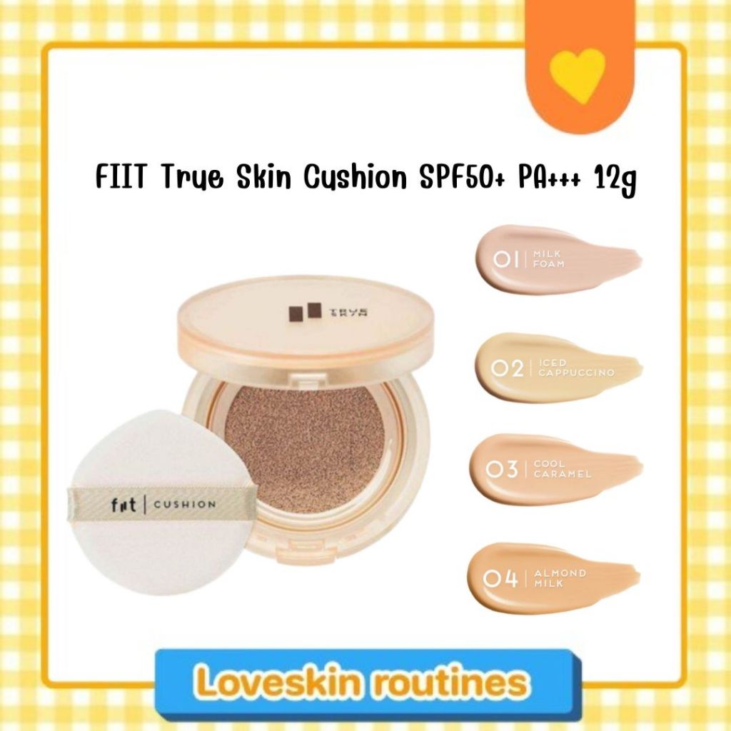 🌈ของแท้พร้อมส่ง🌈 FIIT True Skin Cushion SPF50+ PA+++ 12g