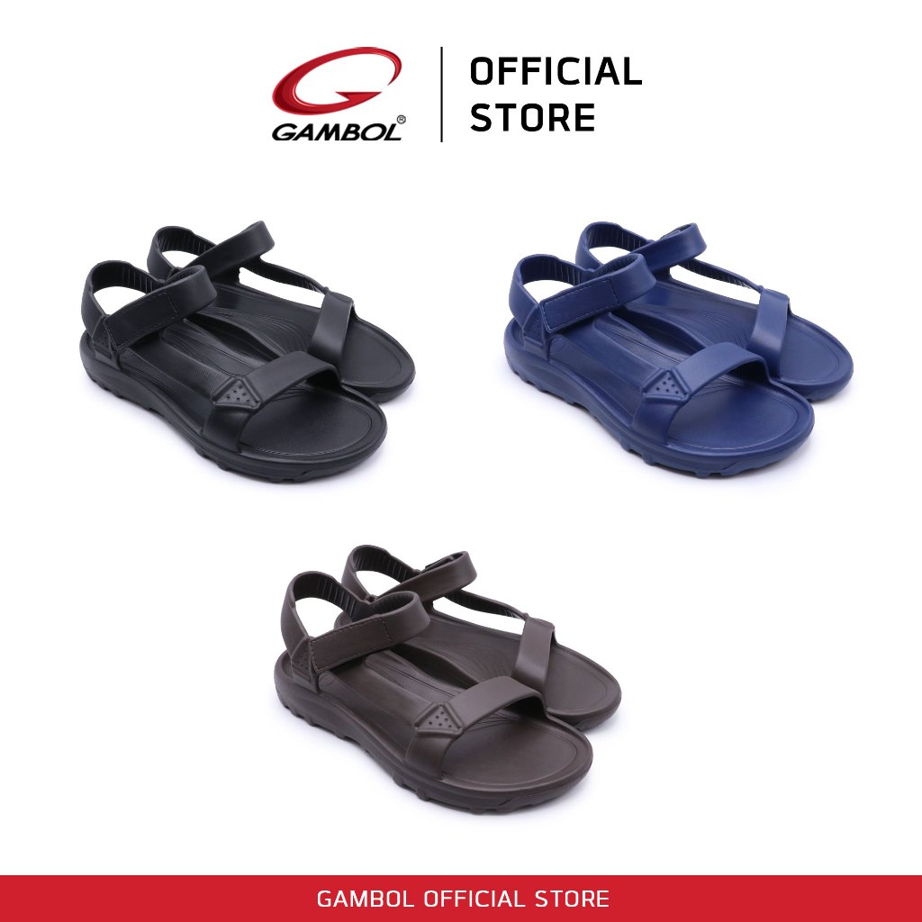 GAMBOL แกมโบล รองเท้าแตะรัดส้นชาย รุ่น GM45057 Size 40-44