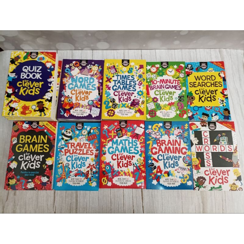 (New) Clever Kids Brain Games แยกเล่ม หนังสือกิจกรรม