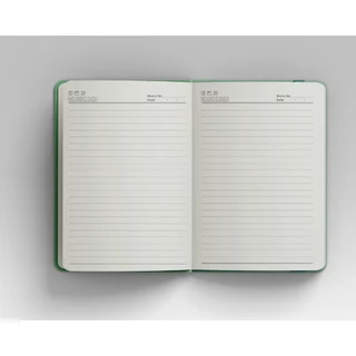 สมุดโน้ตจดบันทึก ไม่มีลาย สีพื้น ขนาด A5 จำนวน 100 แผ่น / 80 GSM