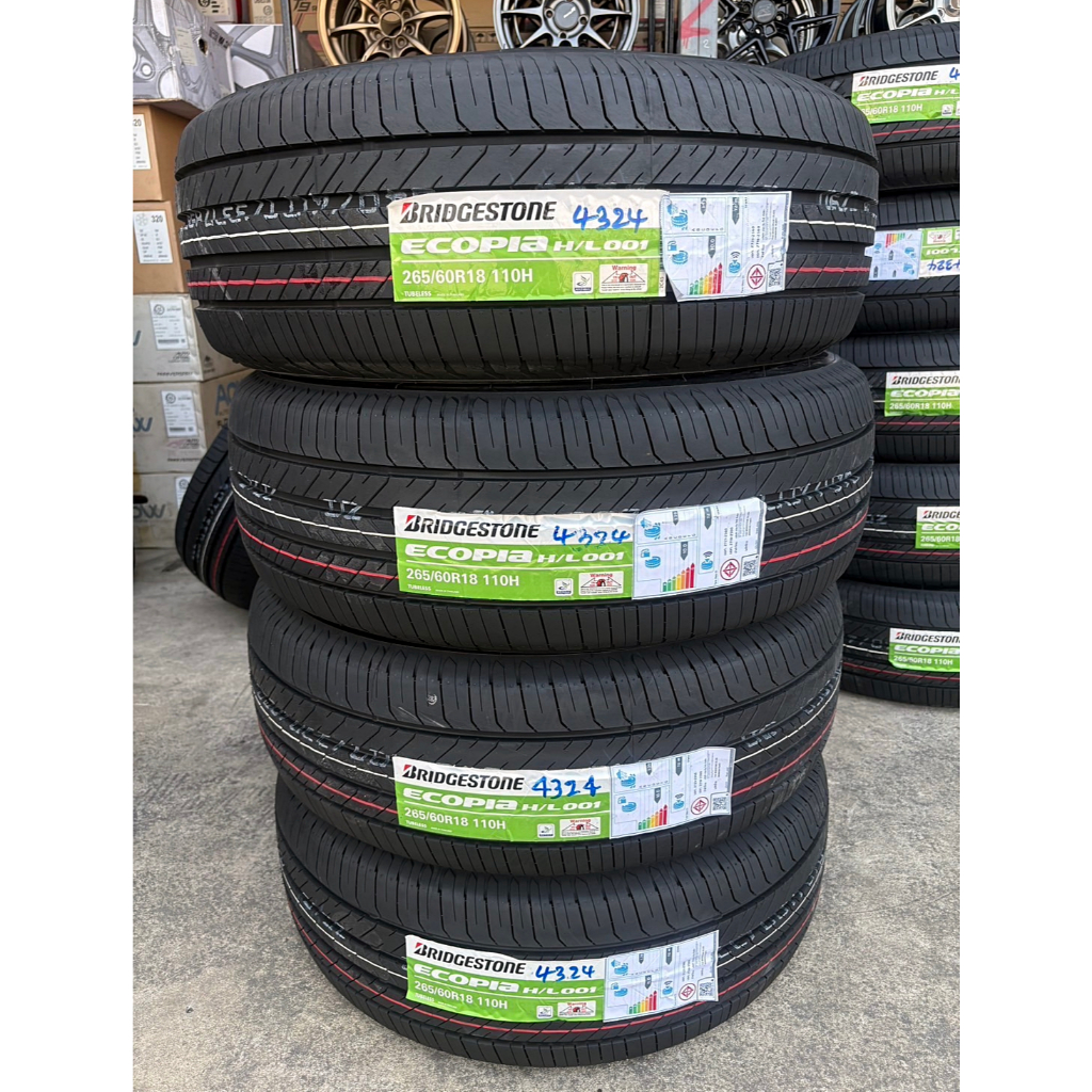 ยาง "#บริดจสโตน" Bridgestone Ecopia H/L 001 265/60R18 *** ยางใหม่ ปี 24 ***