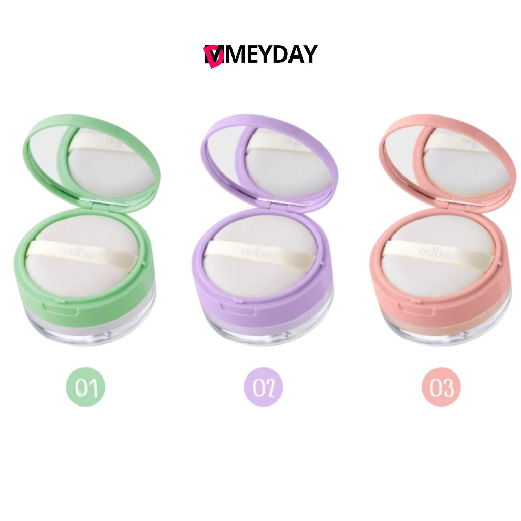 ( OD6004 ) odbo soft glow oil control loose powder โอดีบีโอ ซอฟท์ โกลว์ ออยล์ คอนโทรล ลูส พาวเดอร์  8g.