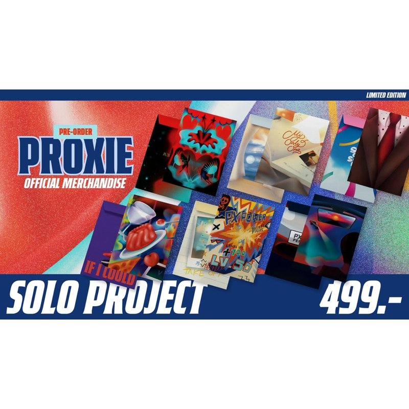 [ยังไม่แกะ] PROXIE Official Merchandise Solo Project Edition - เมิร์ชโซโล่