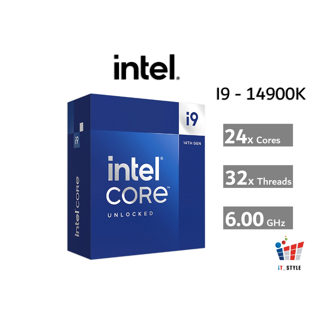 CPU (ซีพียู) INTEL CORE I9-14900K  6.0GHz LGA 1700 ประกันศูนย์ไทย