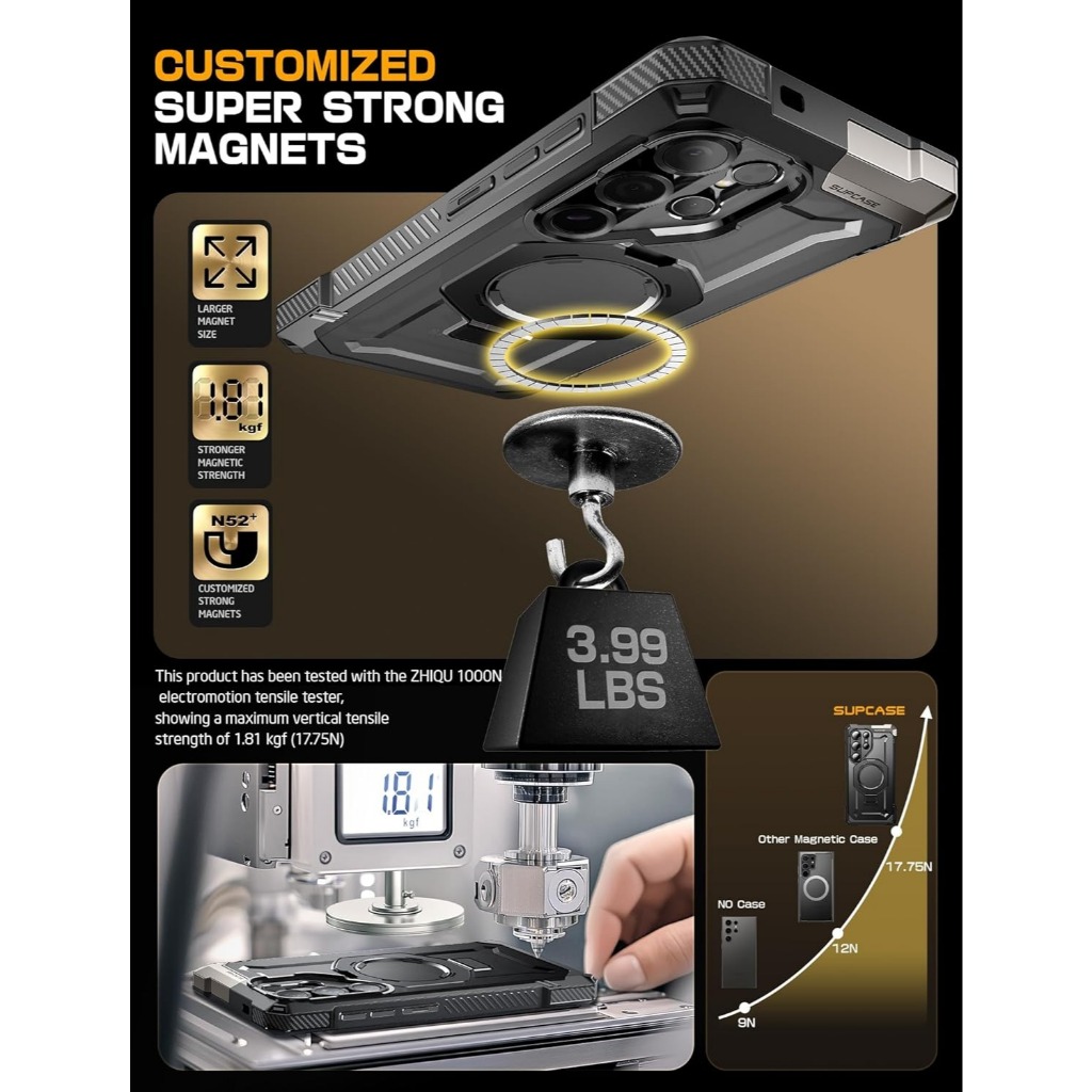 (ส่งทันที) เคส SUPCASE Unicorn Beetle Grip สำหรับ Samsung Gaalxy S25 Ultra / S25 - รูปที่ 5