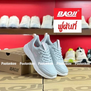 Baoji BJW 849 รองเท้าผ้าใบบาโอจิ รองเท้าผ้าใบผู้หญิง ผูกเชือก ไซส์ 37-41 ของแท้ สินค้าพร้อมส่ง