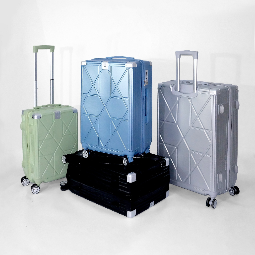 COLUMROO กระเป๋าเดินทางล้อลาก เฟรมซิป  TSA LOCK มีที่ห้อยสัมภาระด้านหน้า วัสดุ ABS ผสม PC  BF88