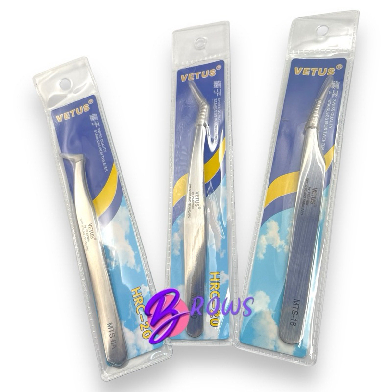 Tweezer Vetus สำหรับใช้ต่อขนตา คีบขนตา