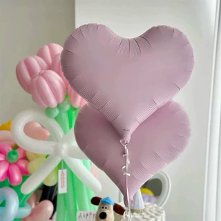 ลูกโป่ง หัวใจสีแมท หัวใจ หัวใจขนาด 20 นิ้ว *ใหม่!* หัวใจเอียง หัวใจเบี้ยว