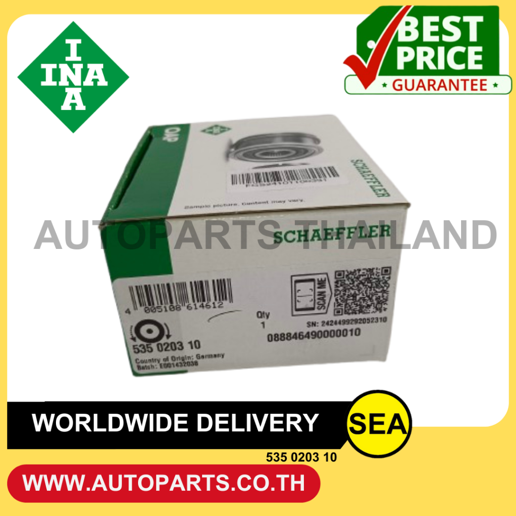 INA มู่เล่ย์ไดชาร์จ N47 E90 F30 F10 E84 E83 F25, SONIC 1.4 / BMW, CHEVROLET (1 ชิ้น)