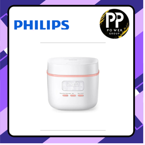 หม้อหุงข้าวดิจิตอล philips  (360 วัตต์, 0.54 ลิตร, สีขาว) รุ่น HD3064/35