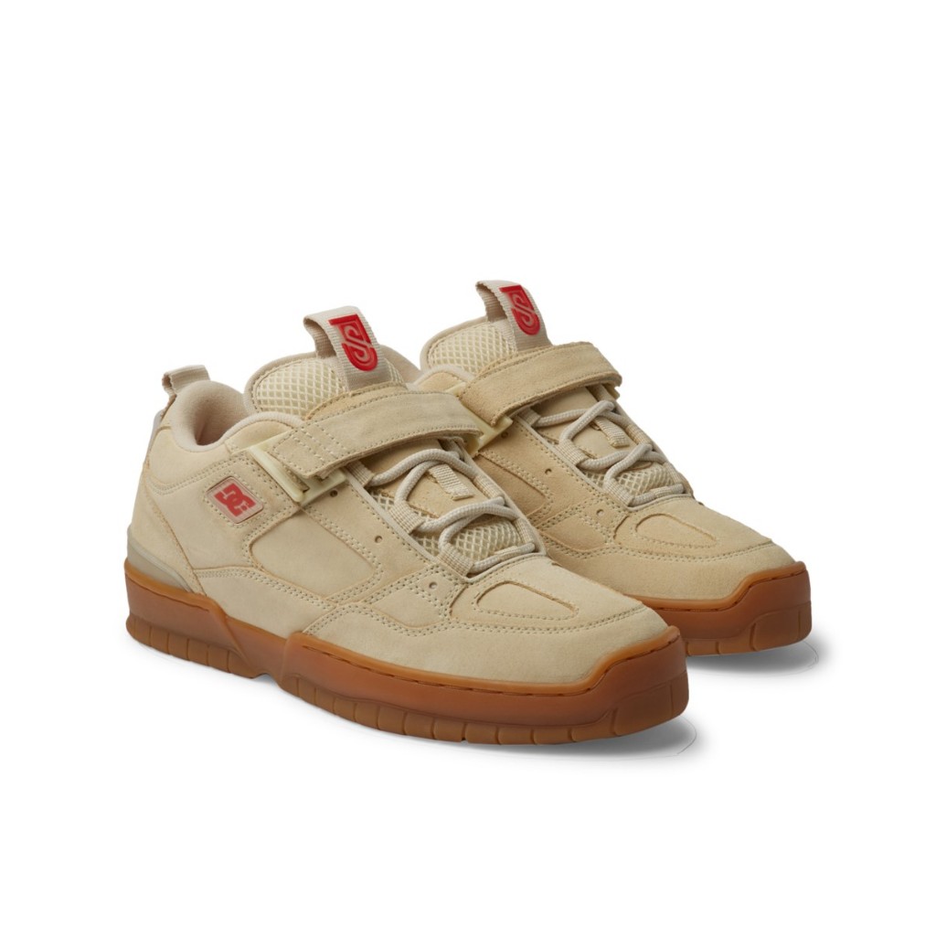 DC Shoes รองเท้าผ้าใบหนังสำหรับผู้ชาย JS 1 (TAN) 241	ADYS100796-TAN