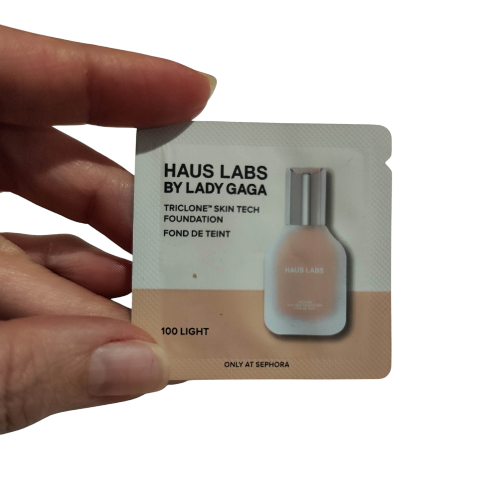 (สั่งจากVDOส่วนลดสุดปัง!!) เทสเตอร์รองพื้น Haus Labs Triclone Skin Tech Medium Coverage Foundation 1 ml.