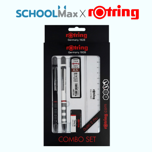 ชุดดินสอกด คอมโบเซ็ท ขนาด 0.5mm Rotring COMBO SET MECHANICAL PENCIL / แพ็ต
