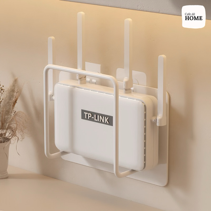 อุปกรณ์จัดเก็บปลั๊ก สายไฟ และจัดเก็บ Router เราเตอร์ อุปกรณ์จัดเก็บปลั๊ก และสายไฟ แบบติดผนัง