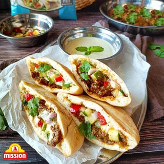 mission wraps garlic 360g แป้งตอติญ่า รสกระเทียม