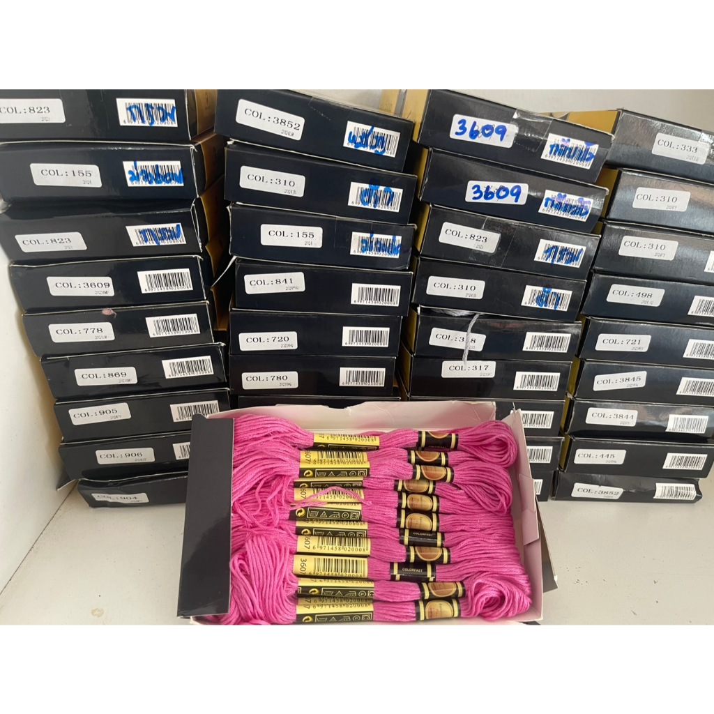 ไหมปัก ด้ายปัก ไหมครอสติช