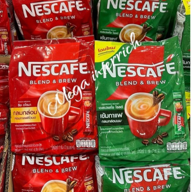 เนสกาแฟ เบลนด์ แอนด์ บรู กาแฟปรุงสำเร็จ 17 กรัม 27 ซอง