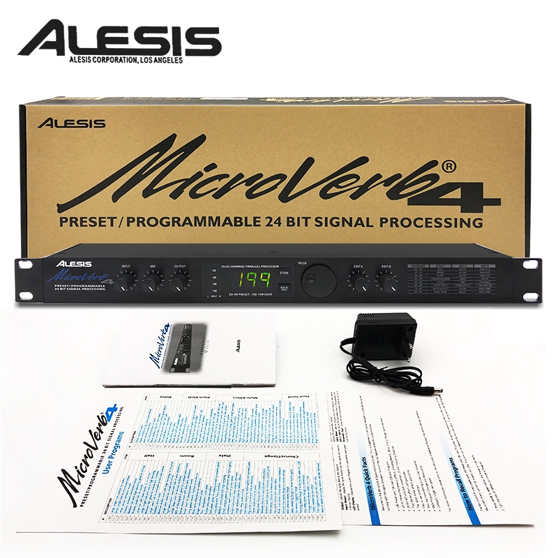 ALesis Microverb4 / Microverb4 + โปรเซสเซอร์เอฟเฟกต์ดิจิตอล DSP แบบ Dual Channel, โปรเซสเซอร์เอฟเฟกต์ดิจิตอล KTV Stage