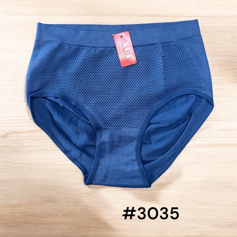 #3035#กางเกงในรังผึ้งเก็บพุงไซค์ใหญ่ เนื้อผ้าทอ ยกกระชับก้น - รูปที่ 2