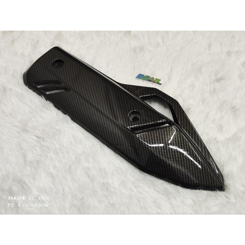 ครอบท่อ PCX160 ปี21-26 งานฟิล์มลอยน้ำลายคาร์บอน คุณภาพพรีเมี่ยม อะไหล่แท้ศูนย์เบิกจากศูนย์ใหม่ทุกๆชิ้น