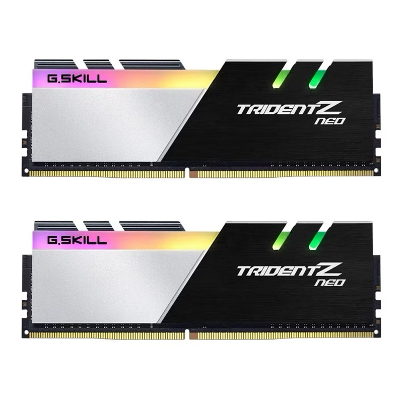 แรม RAM DDR4/3600 64GB G.SKILL TRIDENT Z NEO RGB (32GBx2) 64GB BUS3600 ประกัน LT