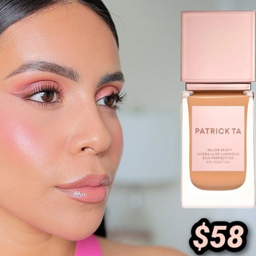 (สั่งจากVDOมีส่วนลดพิเศษ) แบ่งขายรองพื้นเล่นแสง PATRICK TA Major Skin Hydra-Luxe Luminous Skin Perfecting Foundation