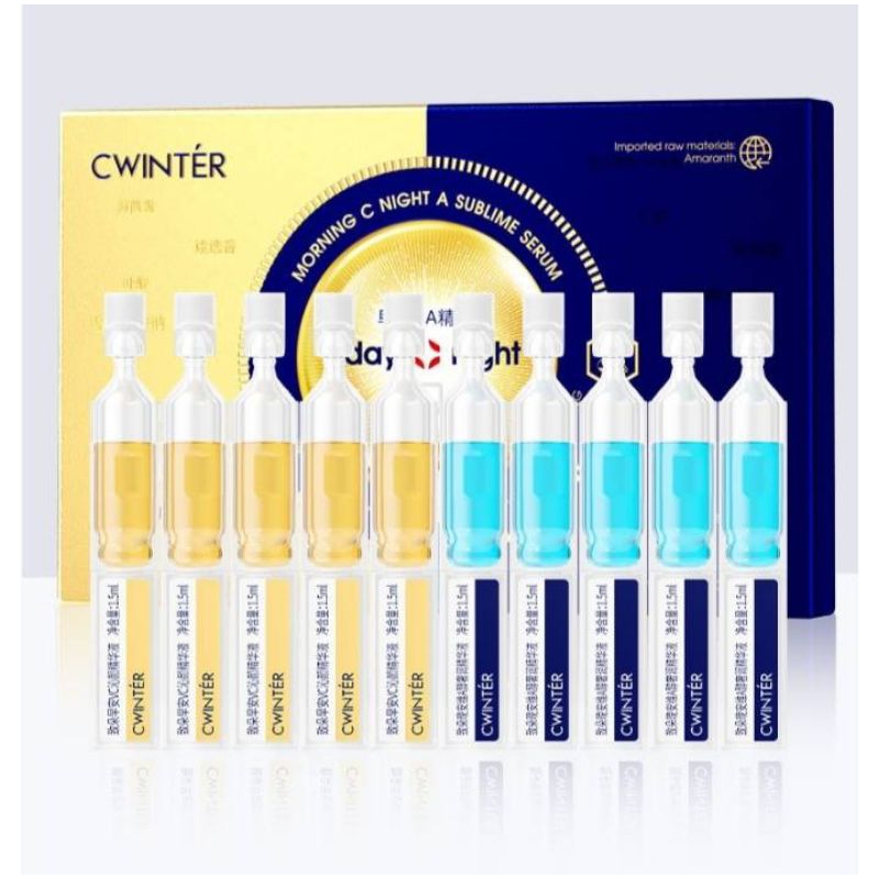 CWINTER Day & Night Vitamin C Retinol 1 กล่องมี 10 ชิ้น